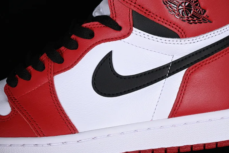 All categories Air Jordan Jordan series basketball shoes Air Jordan 1 High LJR version Air Jordan 1 OG "Chicago" AJ1 Joe 1 Chicago Bulls original color basketball shoes 555088-101